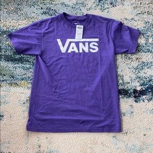 Brand new purple Vans Tshirt